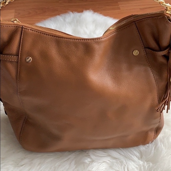 Michael Kors pebbled brown handbag - Picture 2 of 7